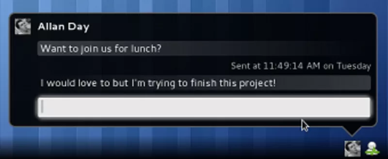 Gnome Shell Notification Tray